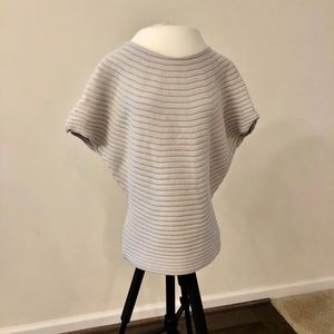UNIQLO Grey Ribbed Textured Blouse